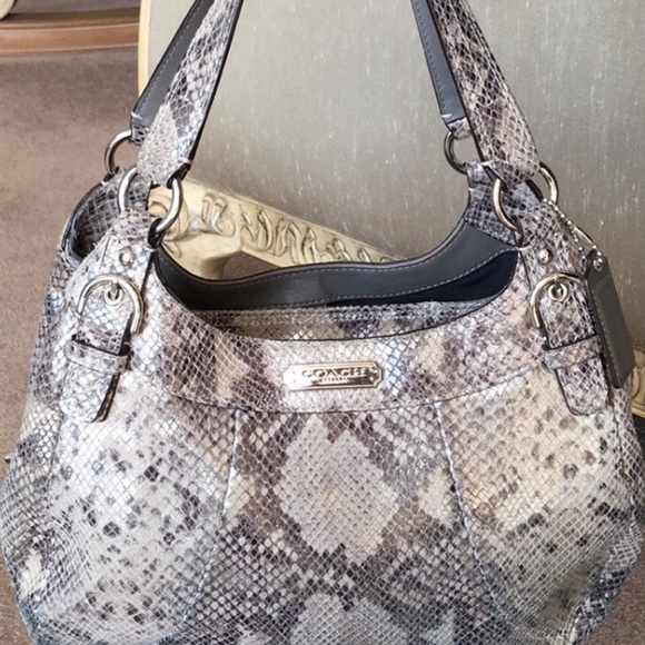 Coach Handbags - Coach Python print Hobo